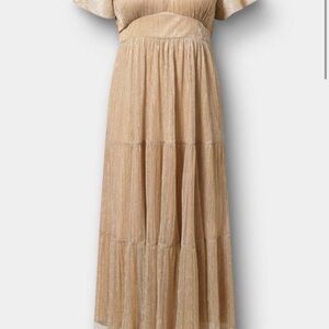 Torrid Gold Maxi Dress